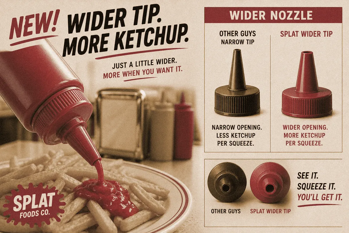 Splat Bottle Ad