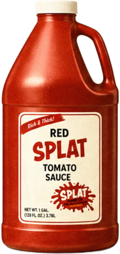 RED SPLAT ONE GALLON