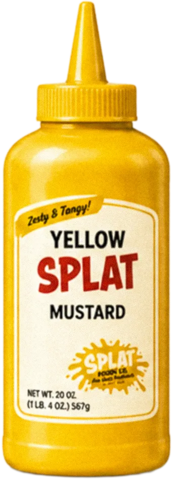 YELLOW SPLAT SQUEEZE BOTTLE
